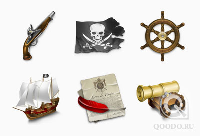 Pirates icons - Иконки для веб-сайта