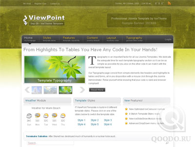 IT ViewPoint (Сентябрь '09) - Шаблон для Joomla 1.5