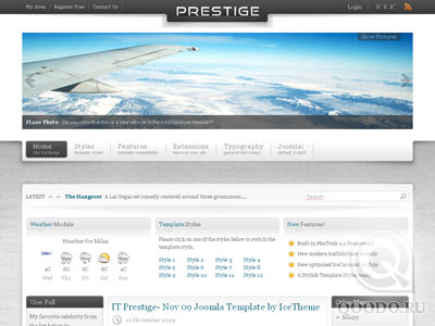 IT Prestige v1.0.1 - Шаблон для Joomla 1.5