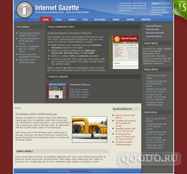 RT Internet Gazette - Шаблон для Joomla 1.0