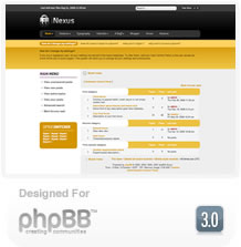 RT Nexus PHPBB3 Style - Шаблон для phpBB3