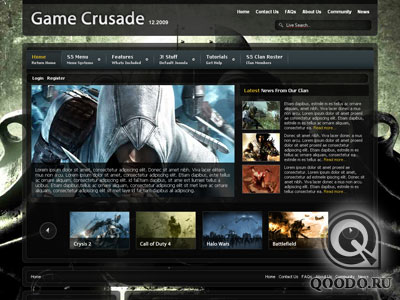 S5 Game Crusade - Шаблон для Joomla 1.5