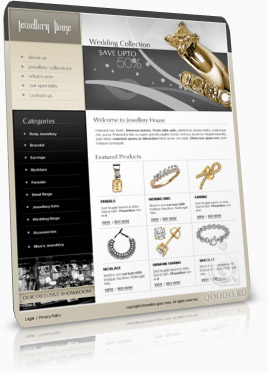 DT Jewelry 2443 - Шаблон DreamTemplate