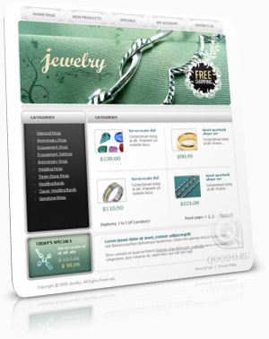 DT Jewelry 3551 - Шаблон DreamTemplate