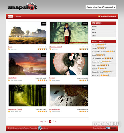 WT Snapshot - Шаблон для WordPress