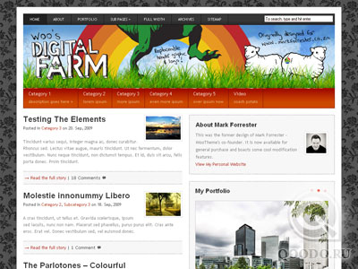 WT Digital Farm - Шаблон для WordPress