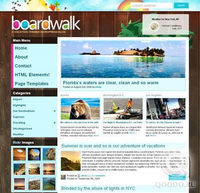 WPNow BoardWalk - Шаблон для WordPress