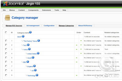 Компонент RSS Factory PRO 1.5.9 для Joomla 1.5