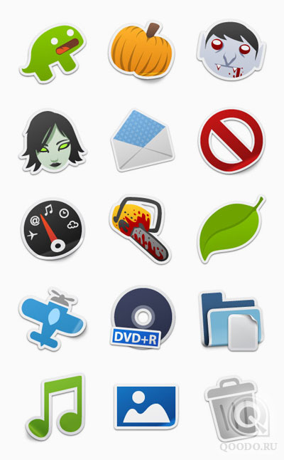 Sticker Pack 1 & 2 - Иконки для веб-сайта
