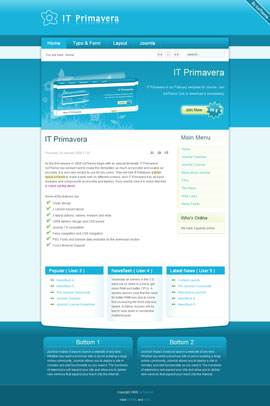 IT Primavera - Шаблон для Joomla 1.5