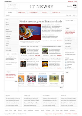 IT Newsy - Шаблон для Joomla 1.5
