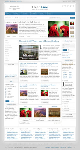 IT HeadLine - Шаблон для Joomla 1.5