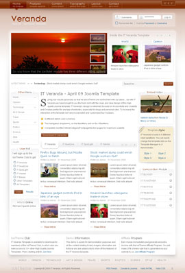 IT Veranda - Шаблон для Joomla 1.5