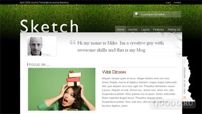 JB Sketch - Шаблон для Joomla 1.5