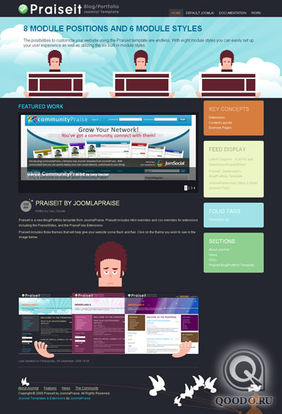 JP Praiseit - Шаблон для Joomla 1.5