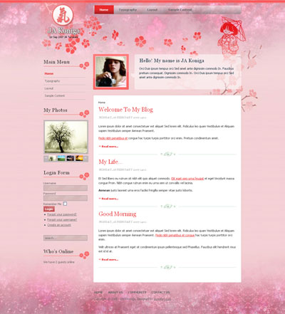 JA Koniga v1.4 - Шаблон для Joomla 1.5