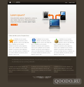 MP Coffee with Milk - Шаблон для Joomla 1.5