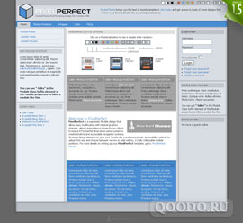RT PixelPerfect - Шаблон для Joomla 1.0
