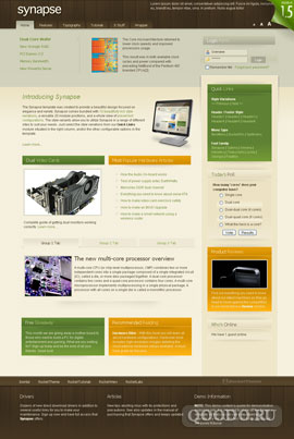 RT Synapse - Шаблон для Joomla 1.5