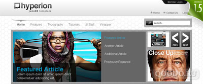 RT Hyperion - Шаблон для Joomla 1.5