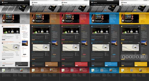 10 стилей шаблона Nexus для Joomla 1.5