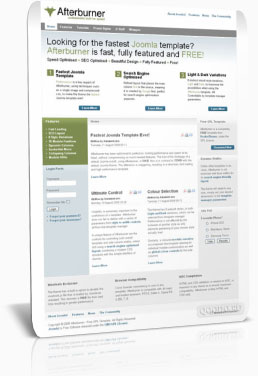 Afterburner - Бесплатный шаблон Joomla 1.5