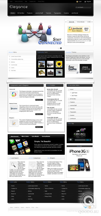 S5 Elegance - Шаблон для Joomla 1.5