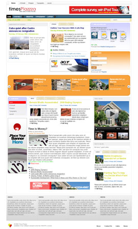 TP Times Plazza - Шаблон для Joomla 1.5