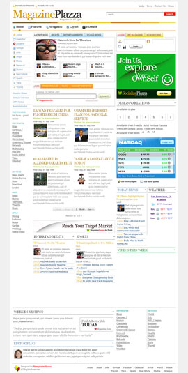 TP Magazine Plazza - Шаблон для Joomla 1.5