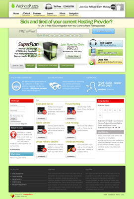 TP Webhost Plazza - Шаблон для Joomla 1.5