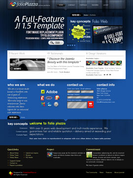 TP Folio Plazza - Шаблон для Joomla 1.5