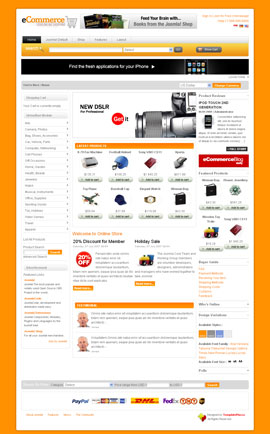 TP eCommerce Plazza - Шаблон для Joomla 1.5