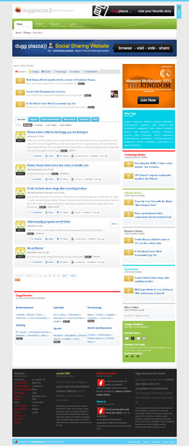 TP Dugg Plazza - Шаблон для Joomla 1.5