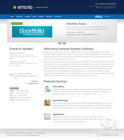 emania Complete Business + Portfolio + Blog