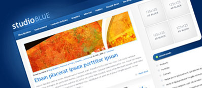 ET Studio Blue - Шаблон для WordPress