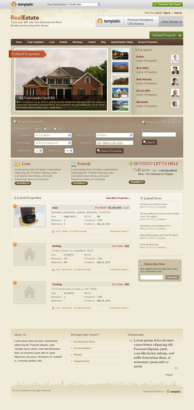 templatic_realestate