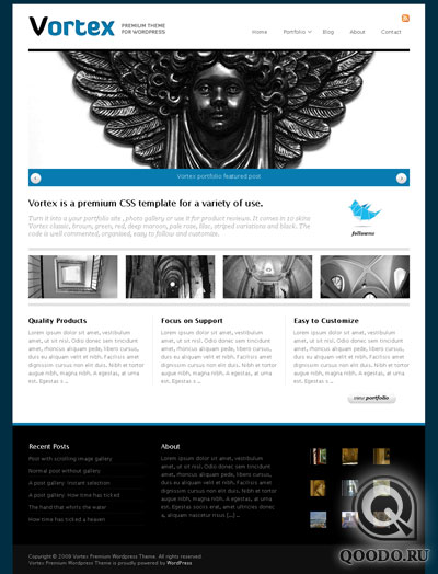ThemeForest Vortex - Шаблон для WordPress