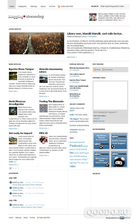WT Bloggingstream - Шаблон для WordPress