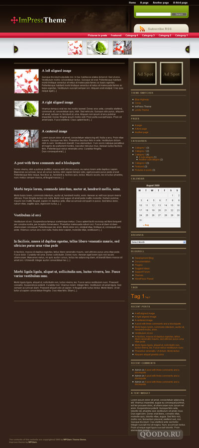 ImPress Шаблон WordPress
