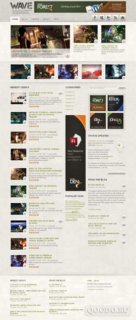 ThemeForest Wave - Шаблон для WordPress